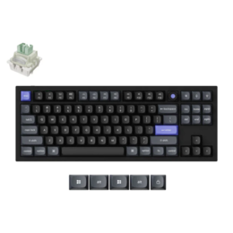 Keychron Q3 HE 8K toetsenbord lime magnetic switch zwart