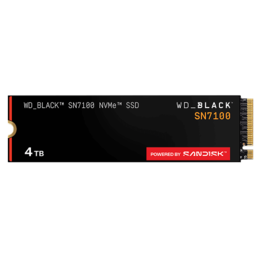 WD Black SN7100 NVMe 4TB SSD M.2 WDS400T4X0E