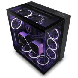NZXT H9 Flow RGB+ (2025) behuizing zwart
