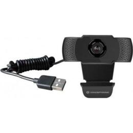 Conceptronic AMDIS Full HD webcam zwart