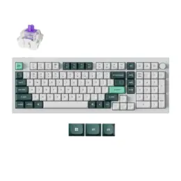 Keychron Q5 HE QMK gaming toetsenbord nebula switch wit