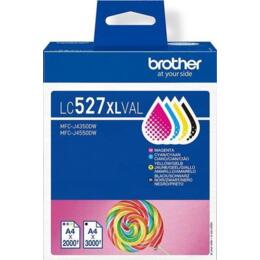 Brother LC527VAL zwart/cyaan/magneta/geel