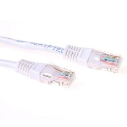 ACT witte CAT6 U/UTP netwerkkabel 2 meter