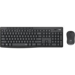 Logitech MK295 Silent draadloze desktop set zwart