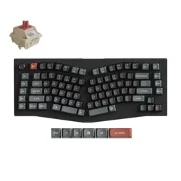 Keychron V10 Ultra 8K toetsenbord Silk POM red switch zwart