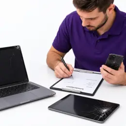 Schaderapport voor pc, laptop, tablet of telefoon