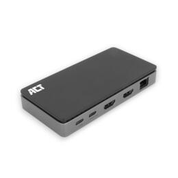 ACT AC7093 USB-C 4K HDMI MST PD passthrough docking station