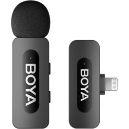 Boya BY-V1 V2.0 draadloze microfoon lightning - 1TX-1RX