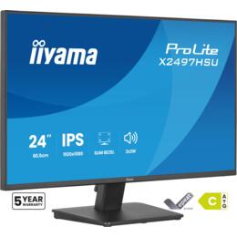 24" iiyama X2497HSU-B1 LED IPS 4ms USB/DP/HDMI spks