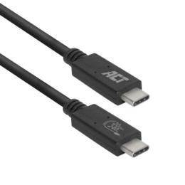 ACT USB-C naar USB-C snellaadkabel 240W 2 meter zwart