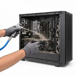 Computer intern handmatig reinigen