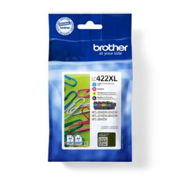 Brother LC-422XLVAL zwart/geel/cyaan/magenta