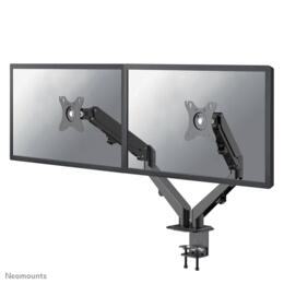 Neomounts DS70-700BL2 dual monitorarm gasveer tot 27" zwart