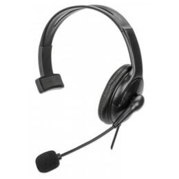 Manhattan Mono USB-A Headset zwart