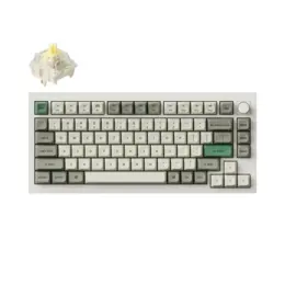 Keychron Q1 Max QMK/VIA gaming toetsenbord banana switch wit