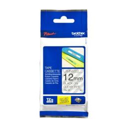 Brother TZe-131 lettertape gelamineerd 12mm zw/transparant