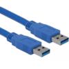 USB 3.0 A naar A kabel super speed M/M 60cm blauw