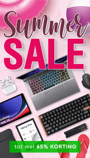 Summer SALE: Elektronica voor festivals, werk en vakantie
