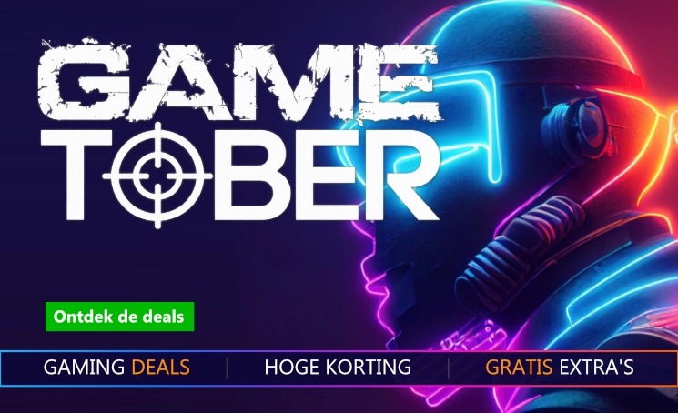Gametober: De ultieme sale op gamingproducten