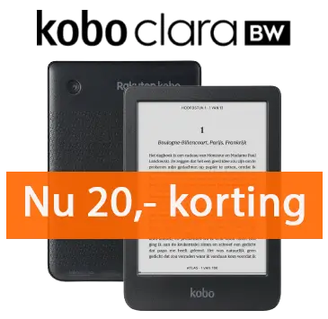 Kobo Clara BW tijdelijk in prijs verlaagd