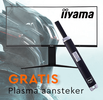 Kassakorting | Gratis plasma aansteker bij een iiyama monitor