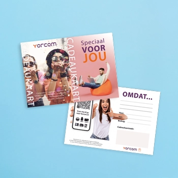 Yorcom cadeaukaart als jubileumcadeau