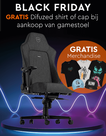 gratis merchandise bij gamestoel