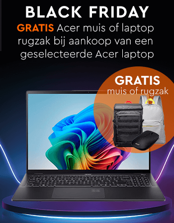 gratis rugzak bij acer laptop