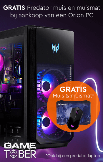 gratis muis en muismat bij een orion pc