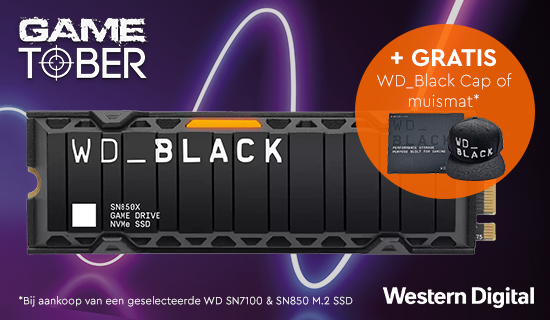 Gratis WD merch bij aankoop van een WD SSD
