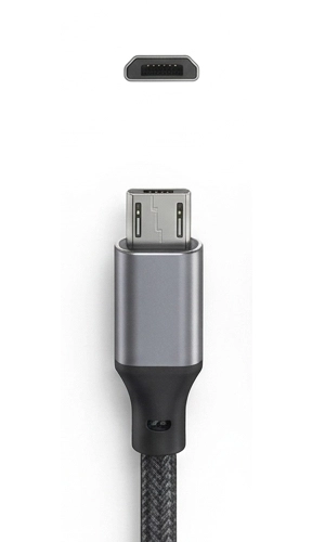 USB micro aansluiting