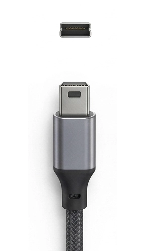 USB mini aansluiting