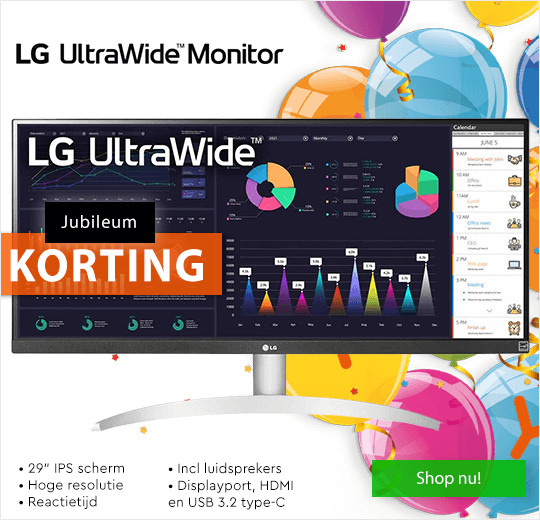 LG monitor aanbieding