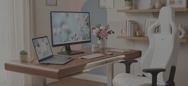 Moderne werkplek als Moederdag tech cadeau