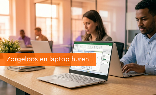 Krachtige laptops huren voor zakelijk en privégebruik bij Yorcom.