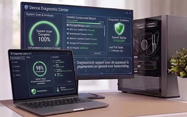 Computerdiagnose bij vermoedelijk virus of malware